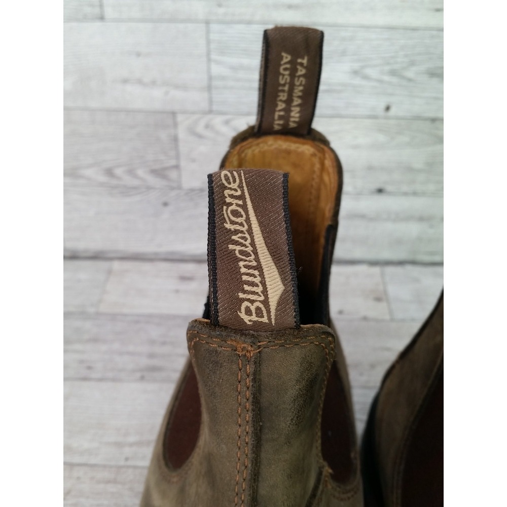 Blundstone 585 Men's Rustic Brown Leather Chelsea Boots 10 AU 11 US Ecco Insole - Picture 8 of 16